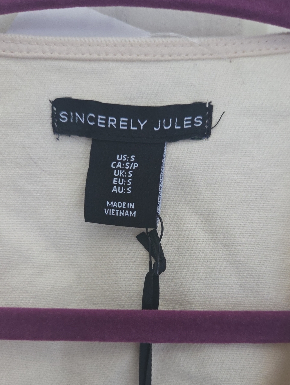 Sincerely Jules Cream Denim Vest - Picture 2 of 7